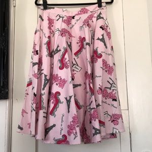 Tatyana Bettie Page Poodle in Paris skirt NWT rare
